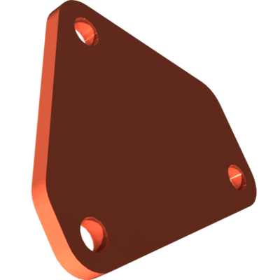 Pièces agricoles - Pièce divers - entretoise -peint- Kverneland origine