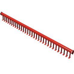 Pièces agricoles - Pièce Herse Rotative - Barre support gratoirs Kverneland origine