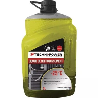 Lubrification, graissage, entretien et maintenance - Divers - LIQUIDE REFROI.UNIVERSEL -25°5L TECHNI-POWER