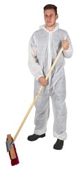 Vêtements et protections - Equipement - Combinaison jetable L, blanche, 45 gr