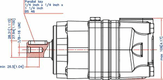 Moteur Orbit Cardan Ø 1", Sta