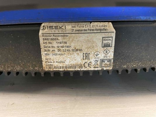 Robot de tonte Iseki SRE1800X