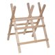 CHEVALET PORTE BUCHE EN BOIS 3 BRANCHES