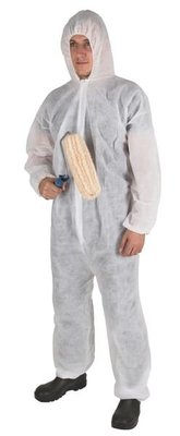 Vêtements et protections - Equipement - Combinaison jetable XXXL, blanche, 45 gr