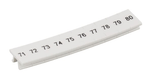 Marquage de borne 71 - 80,5 mm