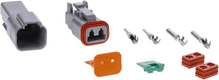 Jeu de connecteurs DT 2 fiches mâle + femelle