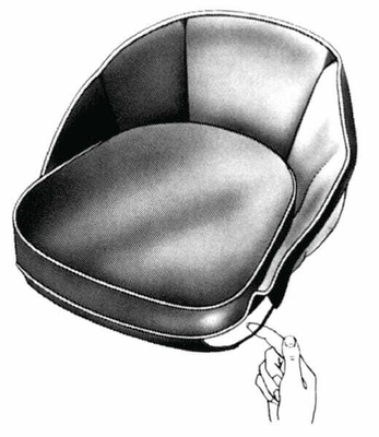 Pièces agricoles - Pièce divers - Coussin de siège