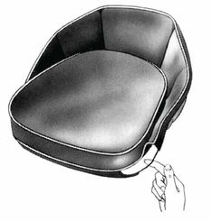 Pièces agricoles - Pièce divers - Coussin de siège