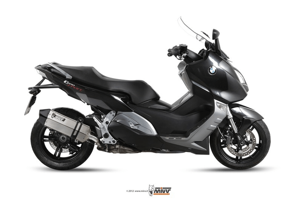 Pièces Quad & Motos - Pièces communes - Silencieux MIVV Speed Edge inox/casquette carbone BMW C 600 Sport