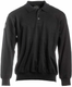Polo manche longue noir 5XL