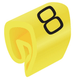 Codage fil, 1,5-4 mm, jaune 8