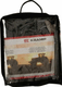 Housse de siège personnalisable (passager), en PVC, noire, conçue pour CLAAS