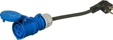 Adaptateur Schuko a. CEE bleu