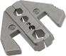 Crimp die set for RG type coaxial cable connectors (RG 58, 59, 62, 6)