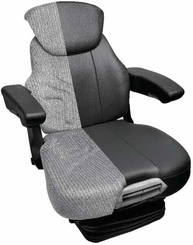 Pièces agricoles - Pièce divers - Housse de siège personnalisable, en tissu, noire, conçue pour KAB