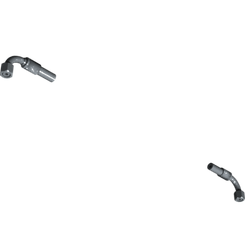 Pièces agricoles - Pièce divers - Tuyau hydraulique 540mm 10L/10L Kverneland origine