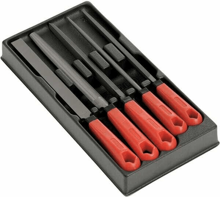 Outils - Outils divers - Jeu de 5 limes avec manche