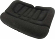 Coussin d'assise Tissu Noir(e)