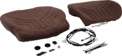 Jeu de coussins marron+chauff.