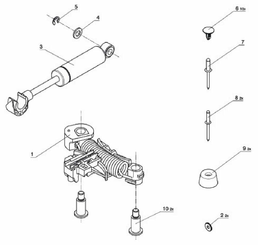 Pièces agricoles - Pièce divers - Suspension longitudinale Gramm