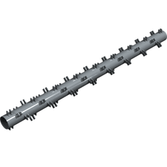 Pièces agricoles - Pièce divers - Rotor pour dents 8mm 3,6m Arrière Moco Kverneland origine