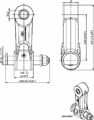Pièces agricoles - Hydraulique - Chapes BR3 100/45 Pivot 45