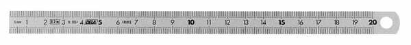 Règle inox 200mm