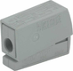 Pince de connexion, fiche 1-V grise type 224 Wago