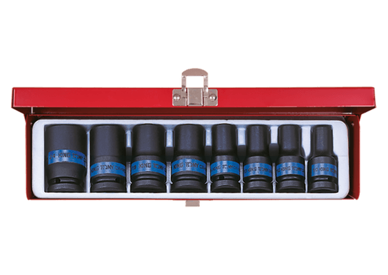 Outils - Outils divers - Coffret de douilles à choc fine 1/2" 8 pièces