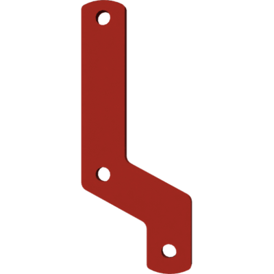 Pièces agricoles - Pièce Déchaumeur à Disques - PLAT RENFORT SUPPORT DECROTTOIR Kverneland origine