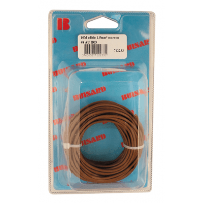 Equipement d'atelier - Equipement d'atelier divers - HF- 10M CABLE MONO MARRON 1.5mm2