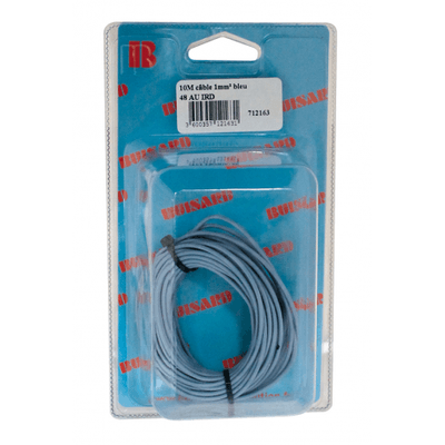 Equipement d'atelier - Equipement d'atelier divers - HF- 10M CABLE MONO BLEU 1MM2