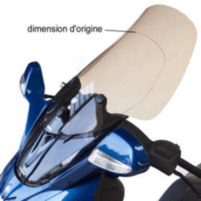 Pièces Quad & Motos - Pièces communes - Bulle V PARTS GT clair Piaggio X9 125/250