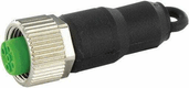 Termination resistance M12 Fem.