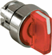 Bouton tourn.lum.rouge I 0 II