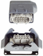 Connecteur cpl., encastré 10P