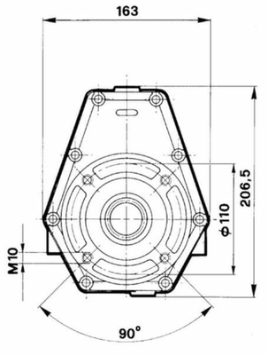 Pièces agricoles - Transmission - Boîtier GBF-20-S-1-1.5 (M/Gr2)