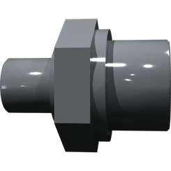 Pièces agricoles - Pièce divers - Adaptateur 1/4" BSP-1/2"BSP w.M10 Kverneland origine