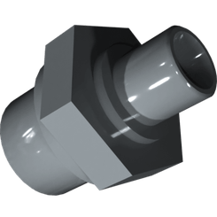 Pièces agricoles - Pièce divers - Adaptateur 1/4" BSP-1/2"BSP w.M10 Kverneland origine