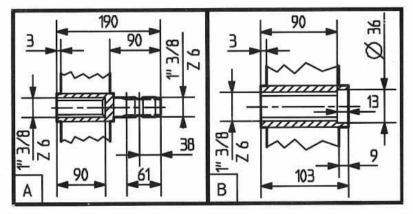 Pièces agricoles - Transmission - Boîtier A-16A 1:1