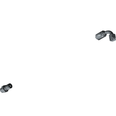 Pièces agricoles - Pièce divers - Tuyau 3/8" 2snk 550mm 1/2" BSP-10LDFOL90 Kverneland origine