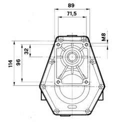 Pièces agricoles - Transmission - Boîtier GBF-20-S-1-3.0 (M/Gr2)
