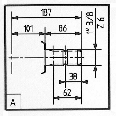 Pièces agricoles - Transmission - Boîtier T-278D 1:1