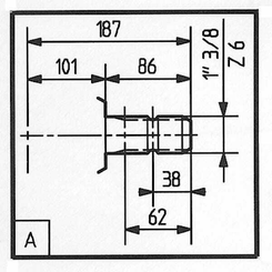 Pièces agricoles - Transmission - Boîtier T-278D 1:1