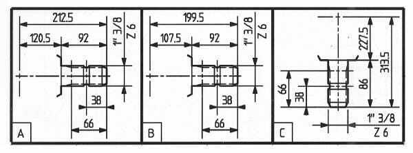 Pièces agricoles - Transmission - Boîtier T-269A 1:1