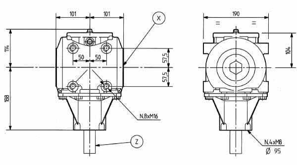 Pièces agricoles - Transmission - Boîtier TB-278C 1:1