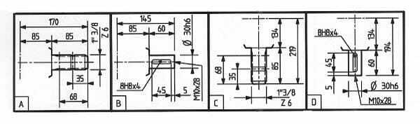 Pièces agricoles - Transmission - Boîtier T-19A 1:1