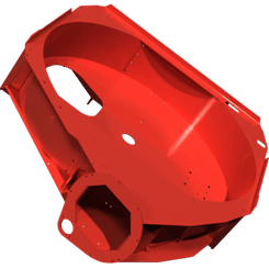 Pièces agricoles - Pièce divers - Carter de turbine rouge Kverneland origine
