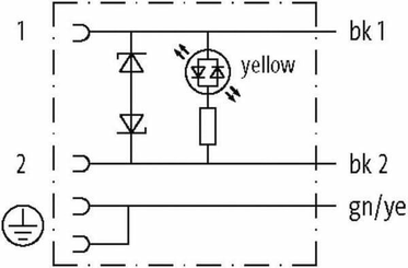 Pièces agricoles - Electricité - Fiche 18 mm, câble 7,5 m PUR/PVC