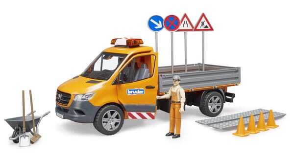 Loisirs - Jouets - MB Sprinter Municipal avec chauffeur, Module et accessoires son et lumière